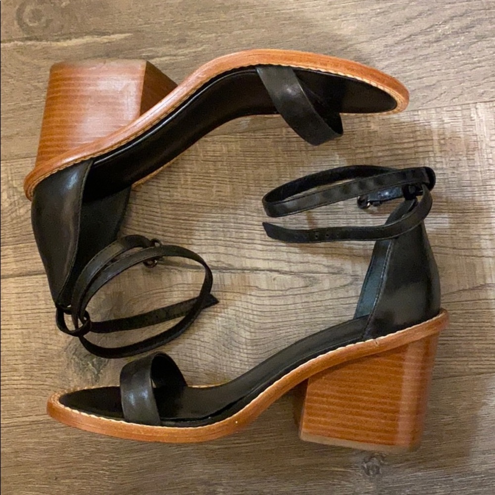 Tibi chunky heel thin strap